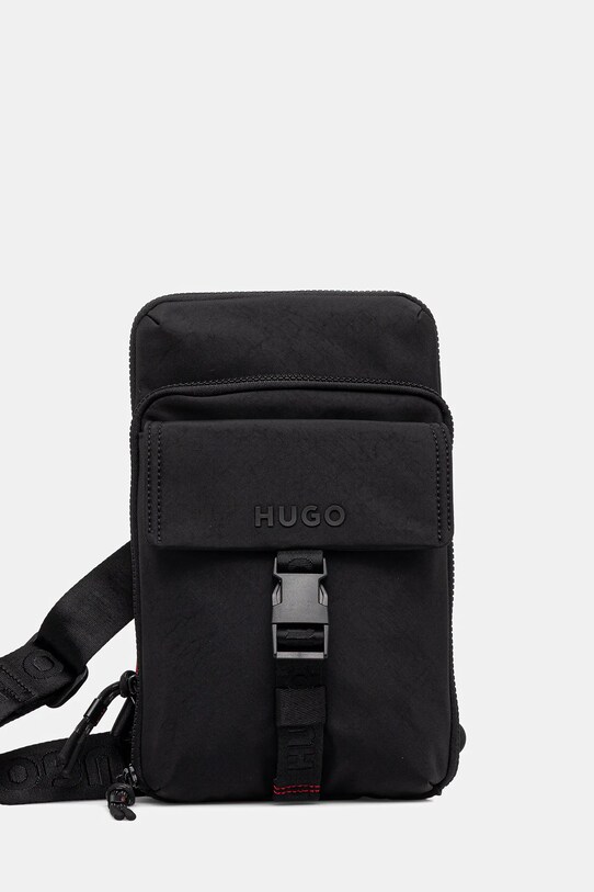 Taštička HUGO Marsel_Monostrap hladký černá 50547277