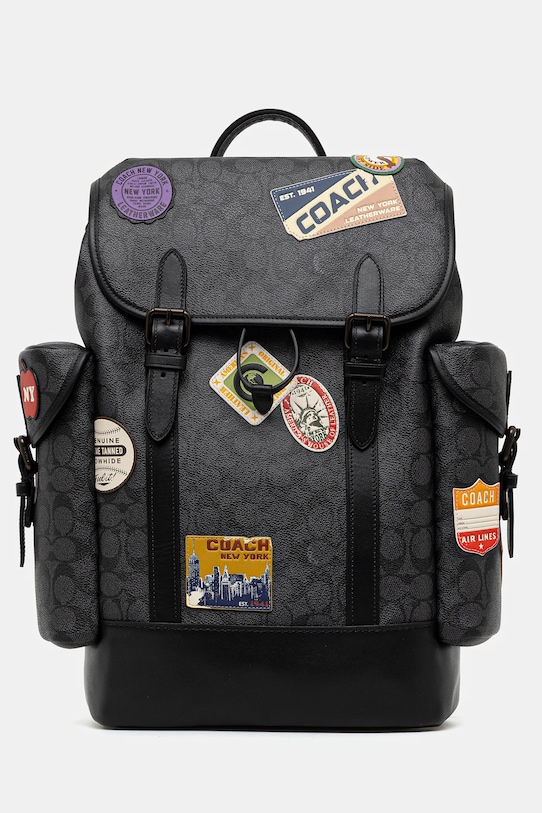Рюкзак Coach кожа чёрный CBF04