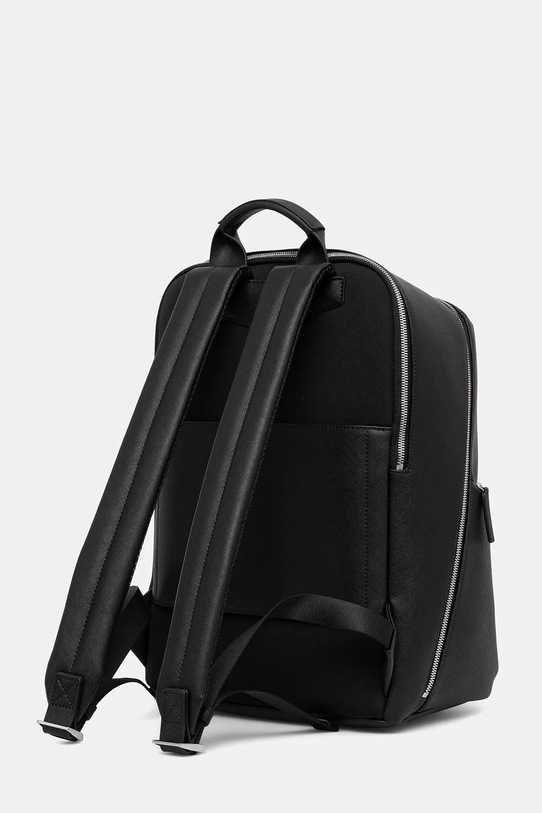 Akcesoria Emporio Armani plecak skórzany Y4O409.Y138E czarny