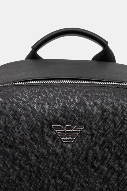 Emporio Armani plecak skórzany czarny Y4O409.Y138E
