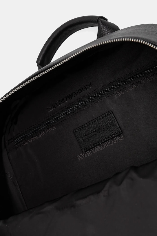 Emporio Armani plecak skórzany Y4O409.Y138E czarny