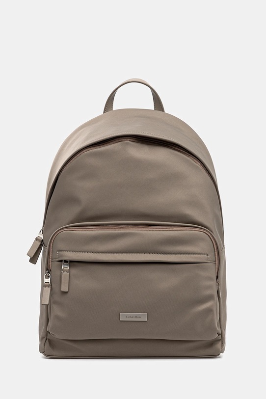Ruksak Calvin Klein bez uzorka bež LV04D3143G