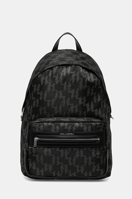 Σακίδιο πλάτης Karl Lagerfeld K/MONOGRAM υφασμάτινο μαύρο A4M30199