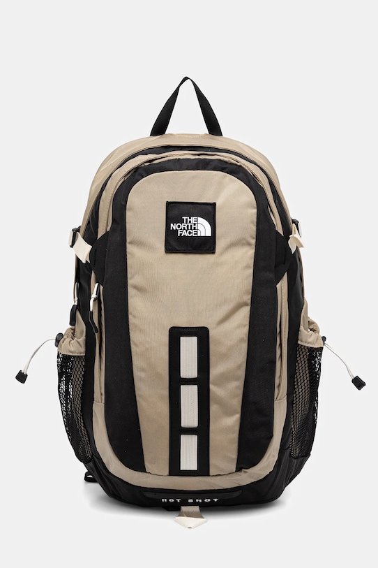 Ruksak The North Face Hot Shot vzorovaný béžová NF0A3KYJFZI1