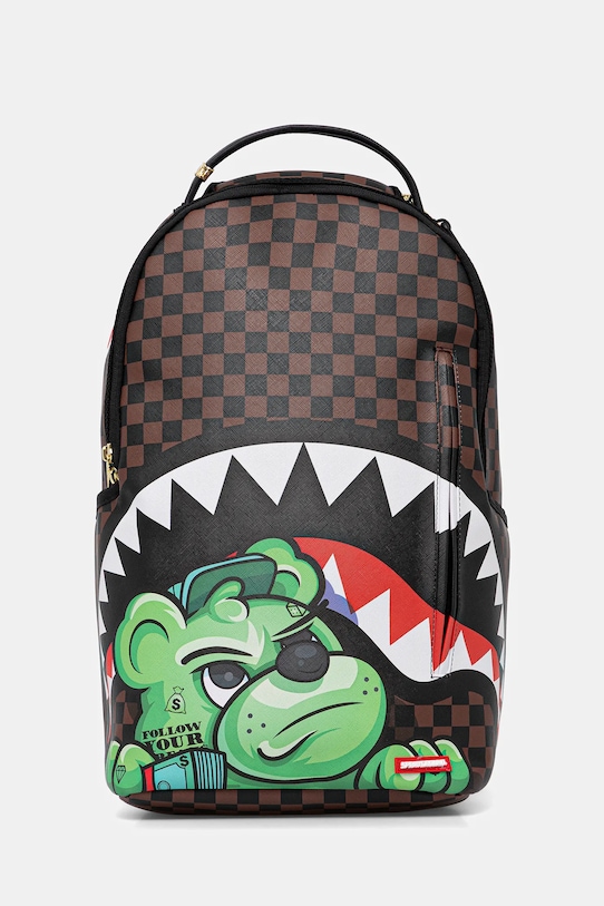 Sprayground rucsac incape in A4 maro 910B5671NSZ
