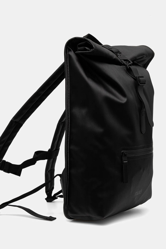Rains plecak Rolltop Rucksack W3 13320.84 czarny AW25