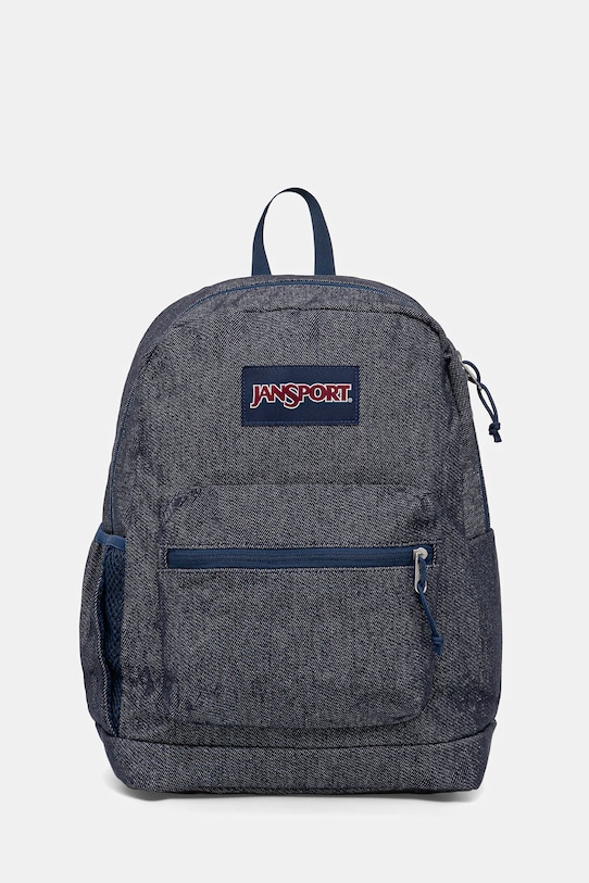 Jansport plecak jeansowy mieści A4 granatowy EK0A5BJ61W0