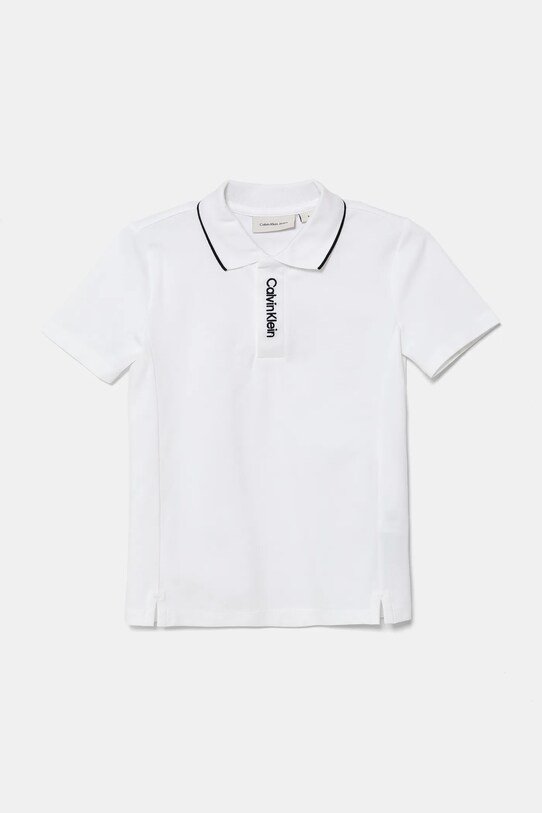 Calvin Klein Jeans polo IB0IB02542.9BYA biały AW25