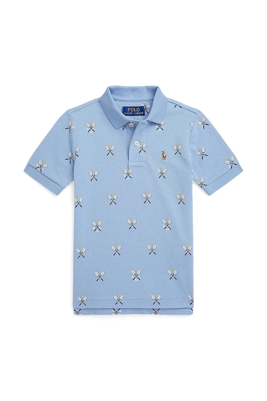Polo Ralph Lauren poló pamut kék 322971192001
