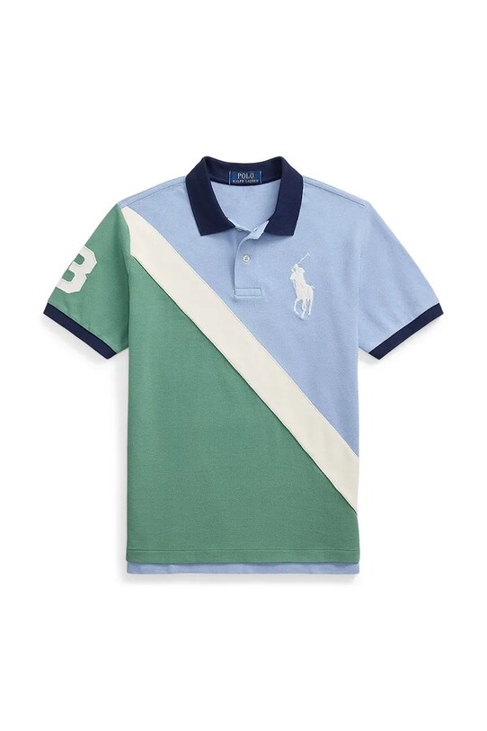Polo Ralph Lauren pamut póló pamut kék 323861048009