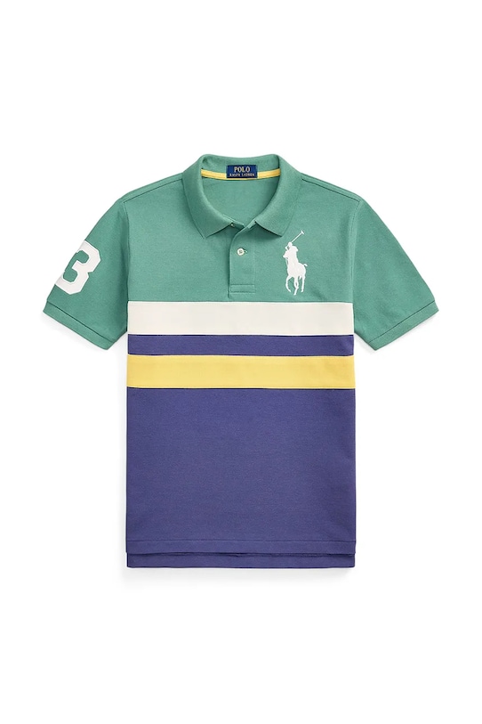 Polo Ralph Lauren polo bawełniane z elastanem zielony 323952429002