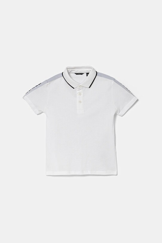 Guess tricouri polo din bumbac pentru copii fixat alb L4GP03.KAPY0.9BYA