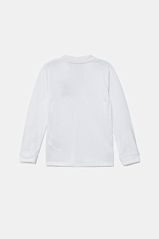Guess longsleeve bawełniany dziecięcy N5YP00.KADZ4.9BYA biały AW25