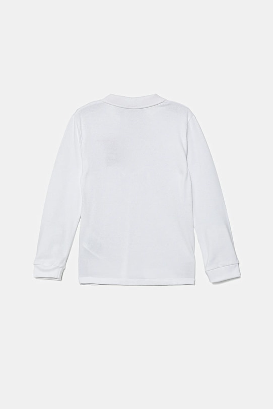 Хлопковый детский лонгслив Guess N5YP00.KADZ4.9BYA белый AW25