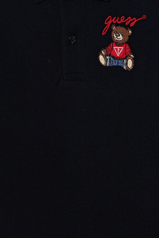 Chłopiec Guess longsleeve bawełniany dziecięcy N5YP00.KADZ4.9BYA granatowy