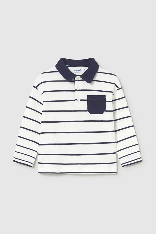 Mayoral polo niemowlęce z kołnierzykiem biały 2103.3F.Baby.9BYA