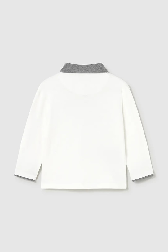 Детское поло Mayoral 2103.3F.Baby.9BYA белый AW25