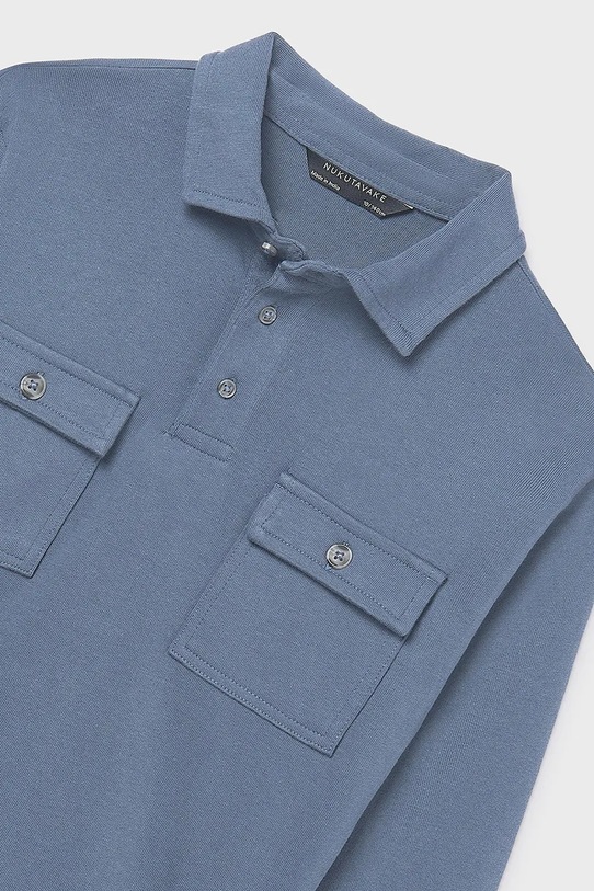Chłopiec Mayoral longsleeve bawełniany dziecięcy 7103.7D.Junior.9BYA niebieski