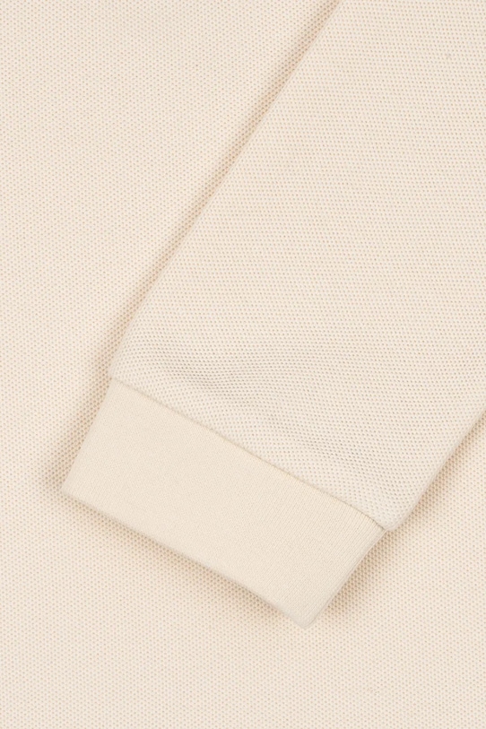 Konges Sløjd tricouri polo din bumbac pentru copii FLORIAN LS POLO GOTS bej KS103811.9BYA