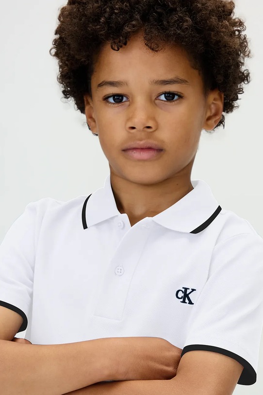 Calvin Klein Jeans polo dziecięce IB0IB02230.9BYA