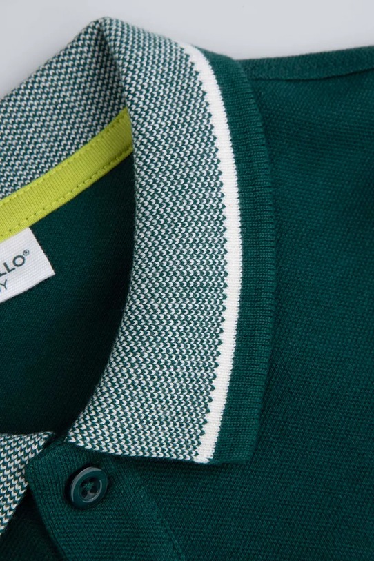 Αγορίστικα Παιδικά βαμβακερά μπλουζάκια πόλο Coccodrillo ZC5143601ABJ πράσινο