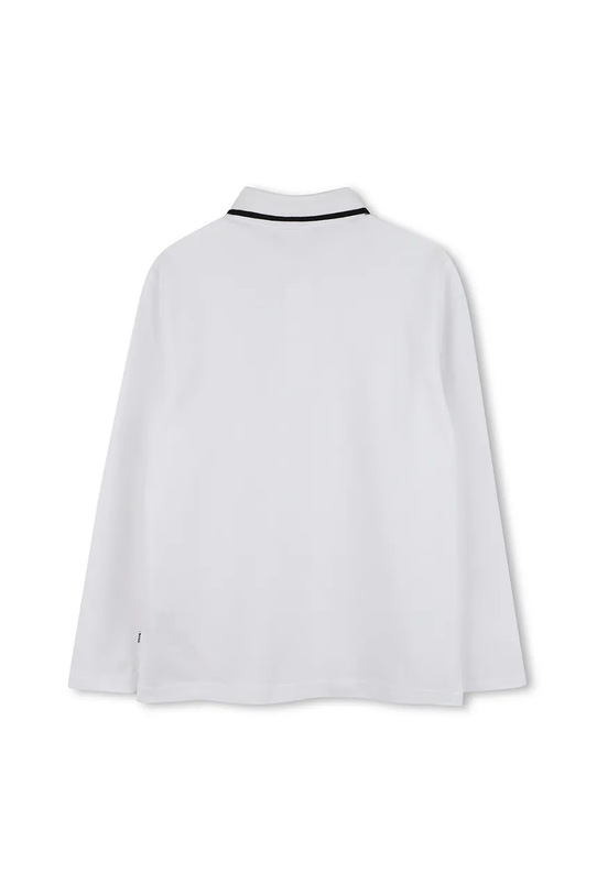 BOSS polo bawełniane niemowlęce J52330.102.108 biały AW25