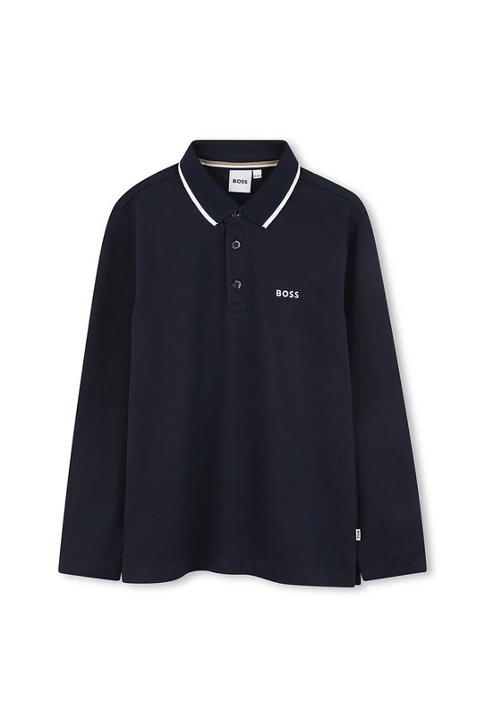 BOSS polo bawełniane niemowlęce bawełna granatowy J52330.102.108