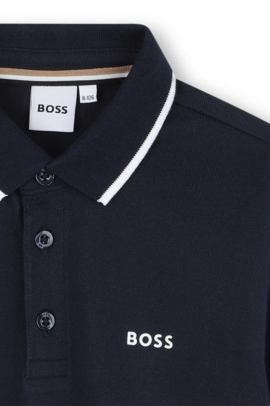 Chłopiec BOSS polo bawełniane niemowlęce J52330.102.108 granatowy