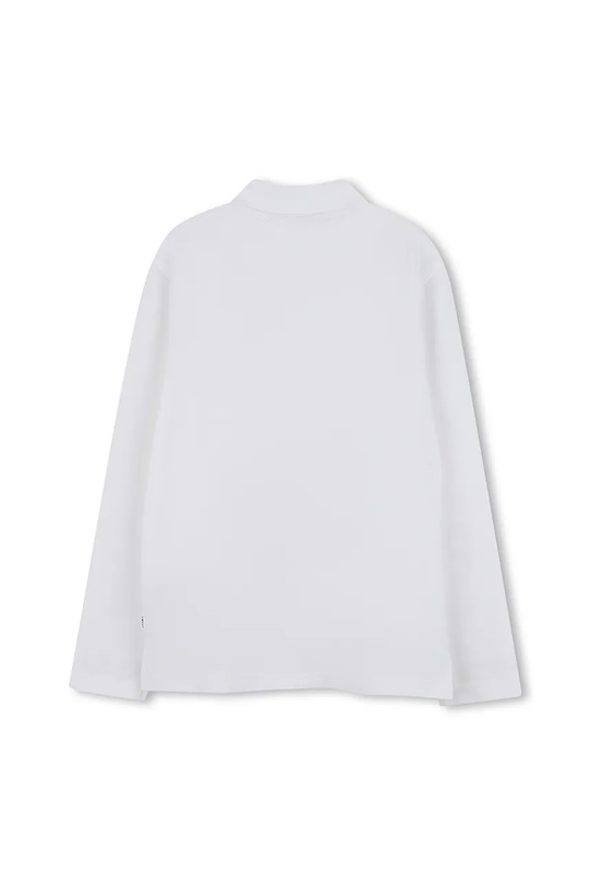 BOSS polo bawełniane dziecięce J52333.162.174 biały AW25