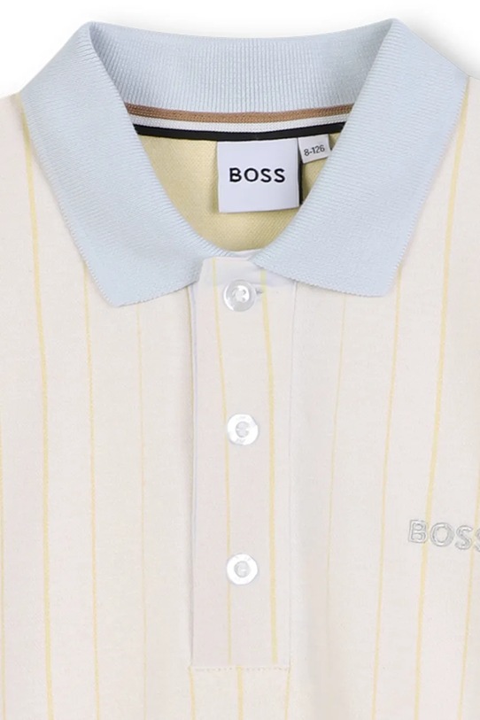 Dečki Otroški polo BOSS J52336.102.108 bela
