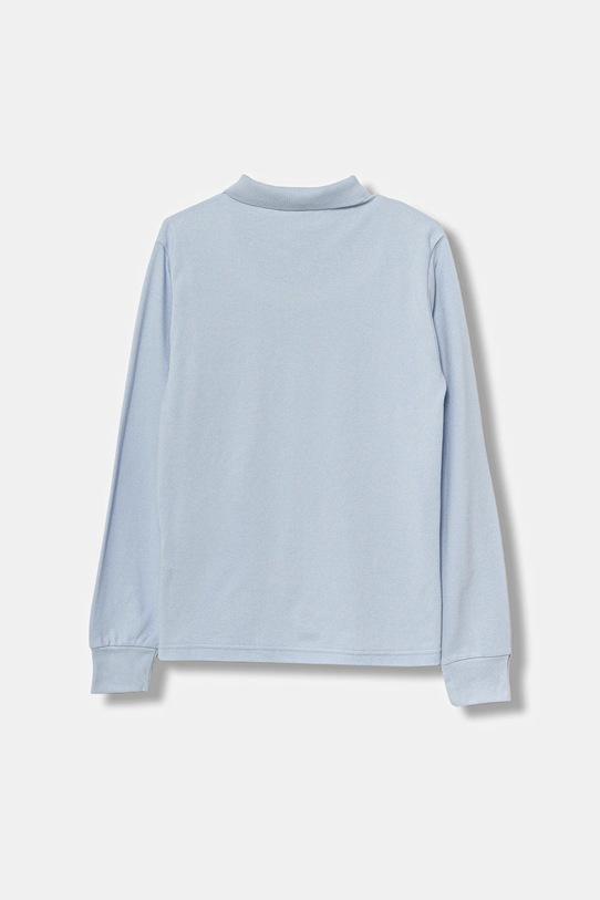 Хлопковый детский лонгслив United Colors of Benetton 3089C300Z.G.Reprop.9BYA голубой AW25