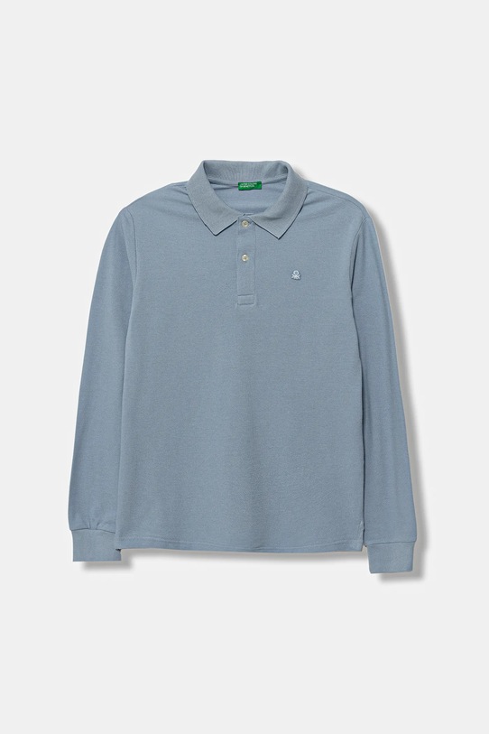 Хлопковый детский лонгслив United Colors of Benetton хлопок голубой 3089C300Z.G.Season.9BYA