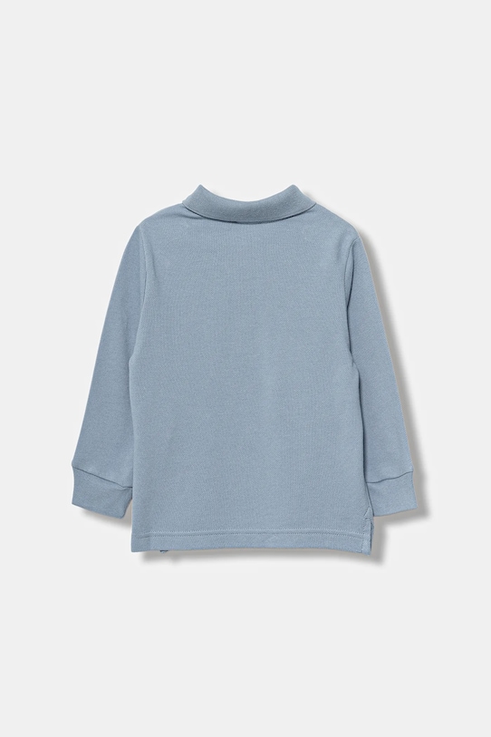 United Colors of Benetton longsleeve bawełniany dziecięcy 3089G3009.P.Season.9BYA niebieski AW25