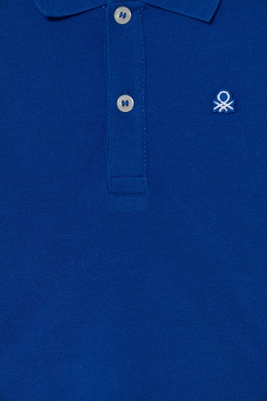 Chłopiec United Colors of Benetton polo bawełniane dziecięce 3089G3009.P.Reprop.9BYA niebieski