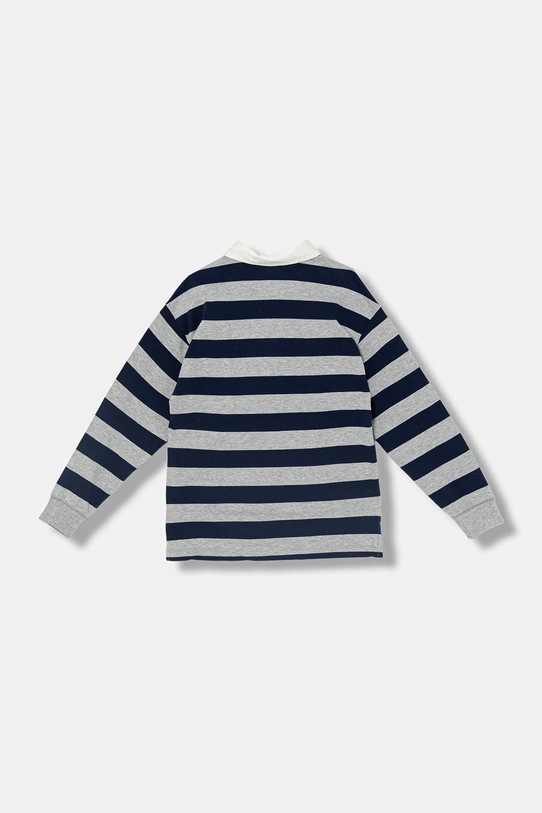 United Colors of Benetton polo bawełniane dziecięce 33CKC301X.G.seasonal szary AW25