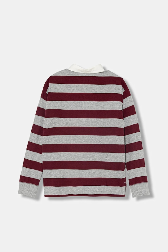 United Colors of Benetton polo bawełniane dziecięce 33CKC301X.G.seasonal szary AW25