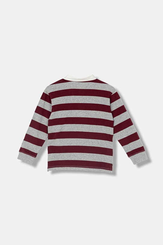 United Colors of Benetton tricouri polo din bumbac pentru copii 33CKG300Z.P.seasonal burgundia AW25