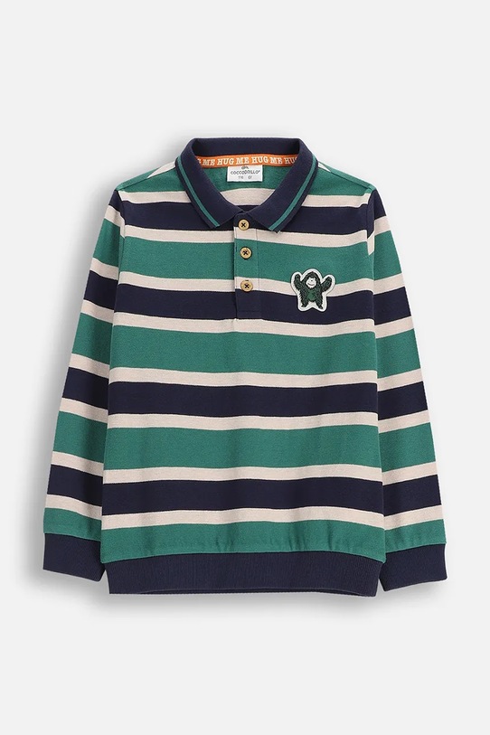 Coccodrillo polo bawełniane dziecięce wzorzyste multicolor ZC5143501YBK