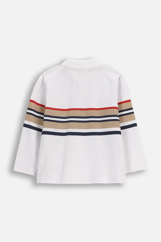 Coccodrillo longsleeve z bawełną niemowlęcy ZC5143502EBB biały AW25