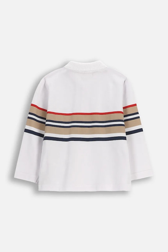 Coccodrillo longsleeve z bawełną niemowlęcy ZC5143502EBB biały AW25