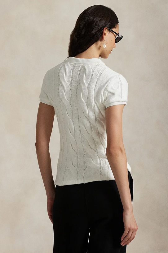 Polo Ralph Lauren polo 211971703 biały AW25