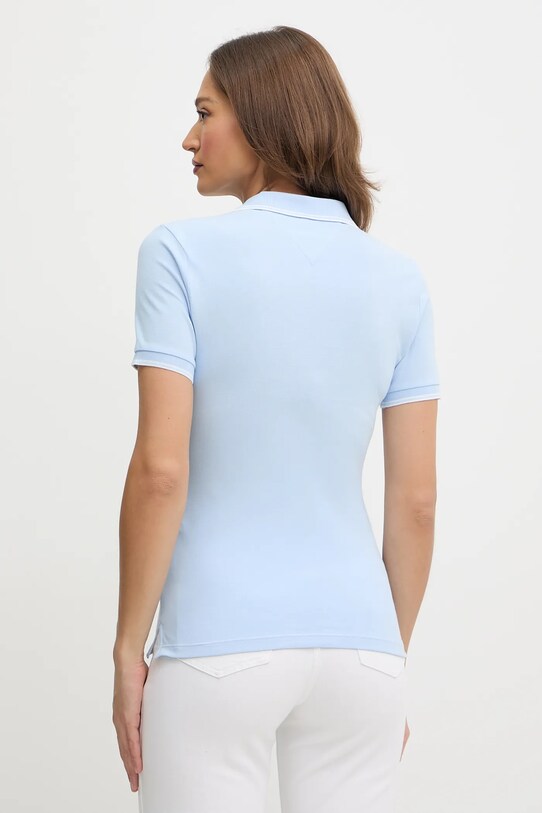 Tommy Hilfiger polo WW0WW45736 niebieski AW25