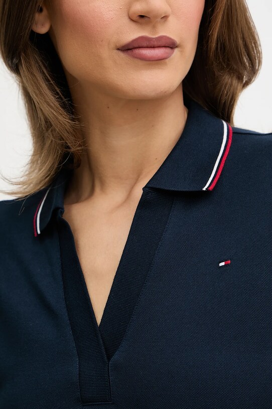 Πόλο Tommy Hilfiger σκούρο μπλε WW0WW45736