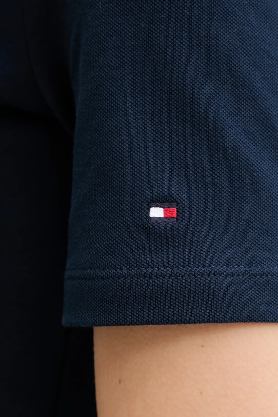 Polo tričko Tommy Hilfiger WW0WW45807 námořnická modř