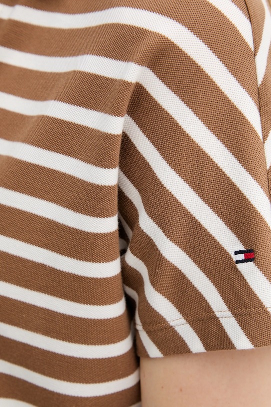 Tommy Hilfiger polo brązowy WW0WW46512