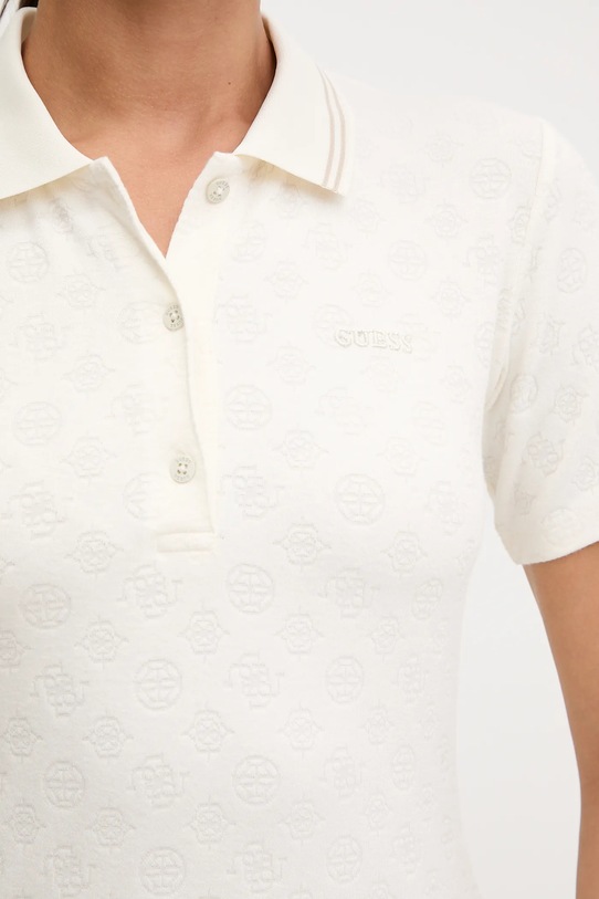 Polo tričko Guess PEONY V5YP01.KCX12 béžová