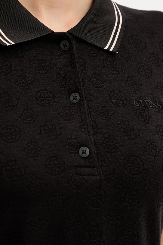 Guess polo PEONY V5YP01.KCX12 czarny