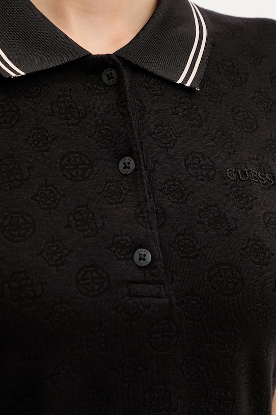 Guess polo PEONY V5YP01.KCX12 czarny