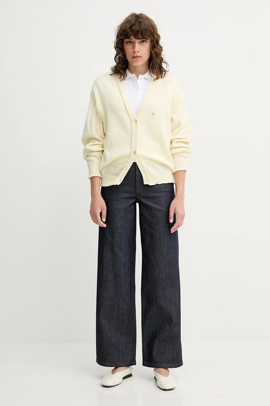 A.P.C. polo de bumbac polo oceane - GOTS COGWZ.F26522 alb AW25