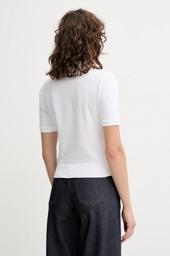 Odzież A.P.C. polo bawełniane polo oceane - GOTS COGWZ.F26522 biały